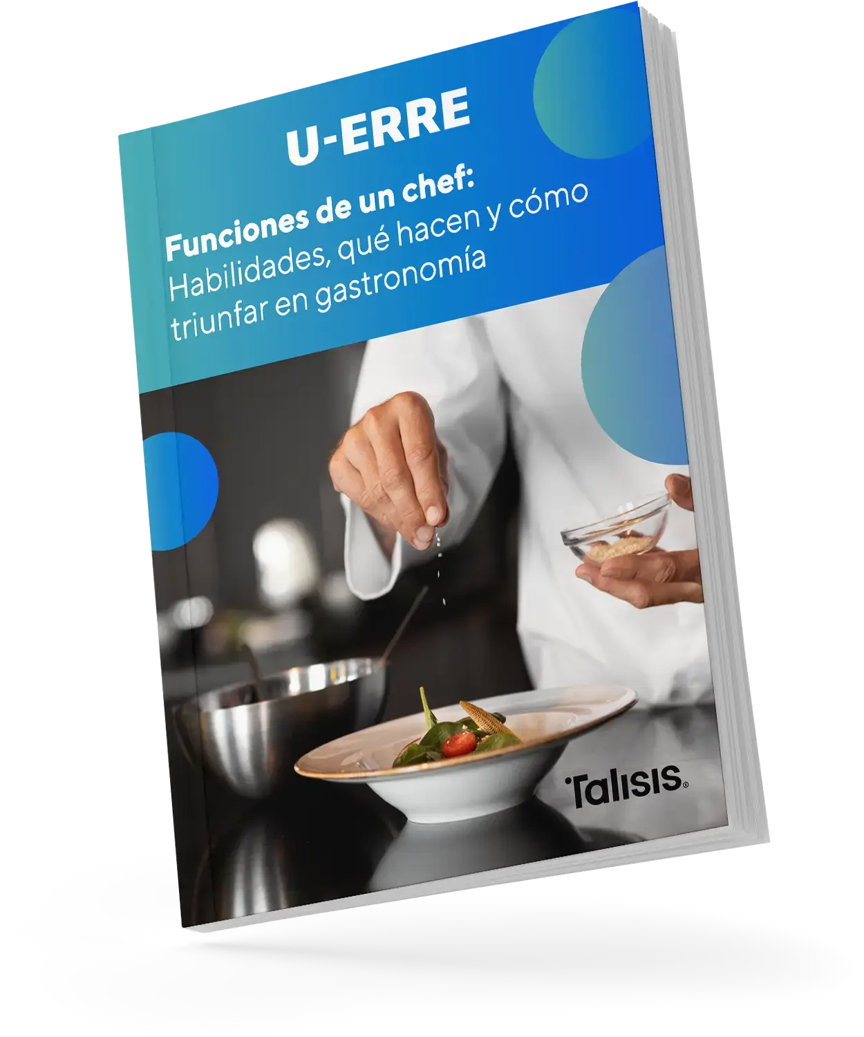 UERRE mockuo chef enplatando una comida